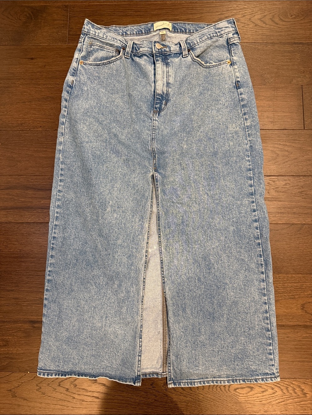 Universal Thread Maxi Denim Skirt in Light Blue Wash Size 14 - C58-007